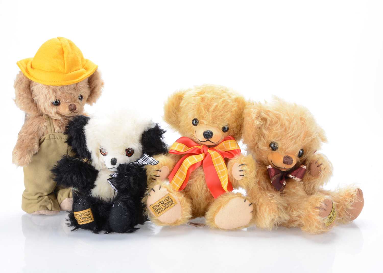 Lot 39 - Four limited edition Merrythought Cheeky teddy bears