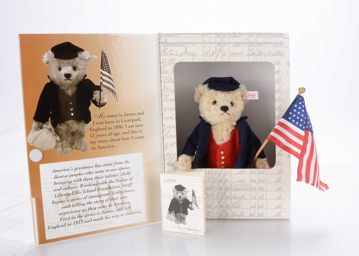 Lot 48 - A Steiff limited edition James, New American teddy bear