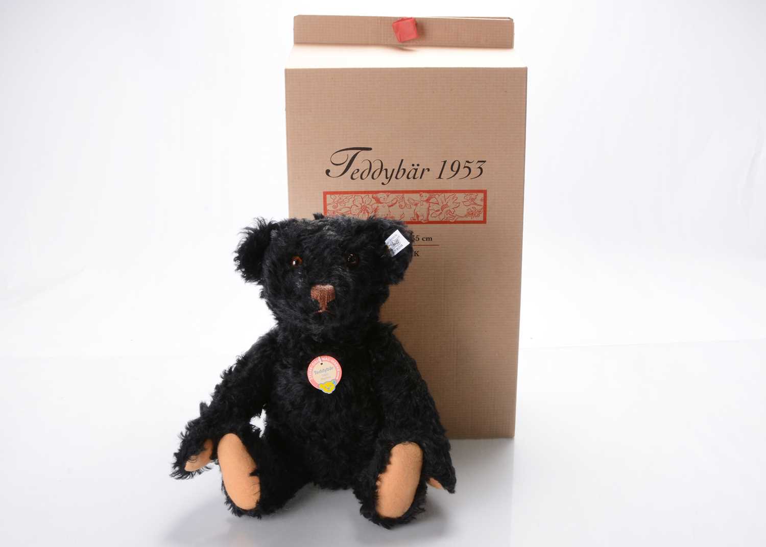 Lot 75 - A Steiff limited edition black 1953 replica teddy bear