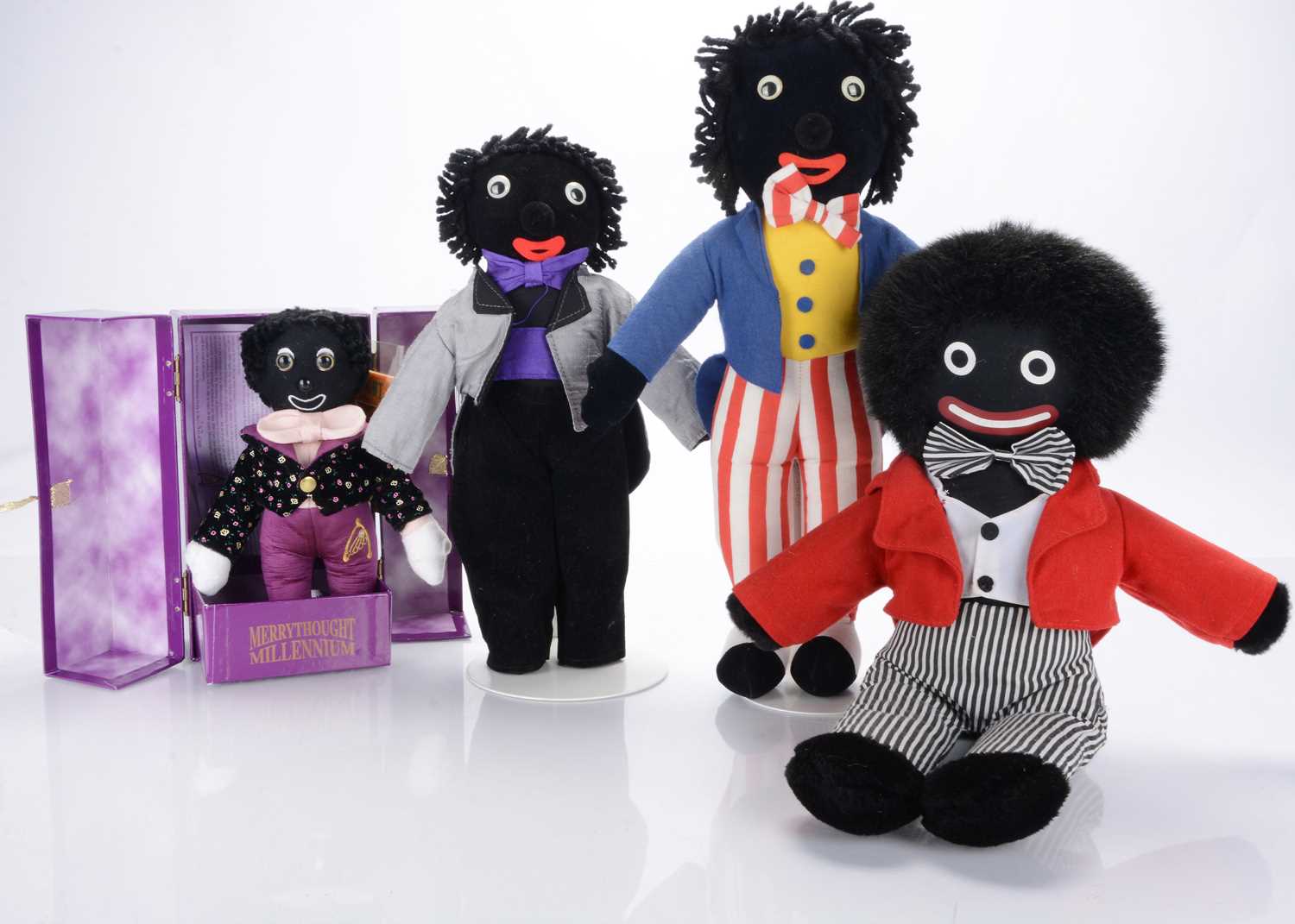 Lot 91 - Four Golly soft toys