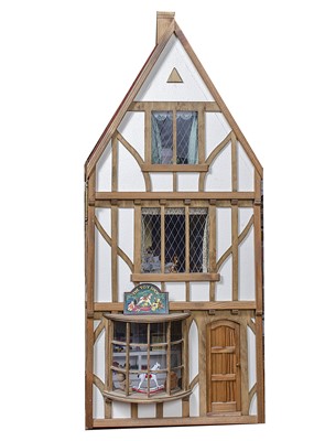 Lot 854 - A Graham Sizer modern dolls’ house Tudor House Toy Shop