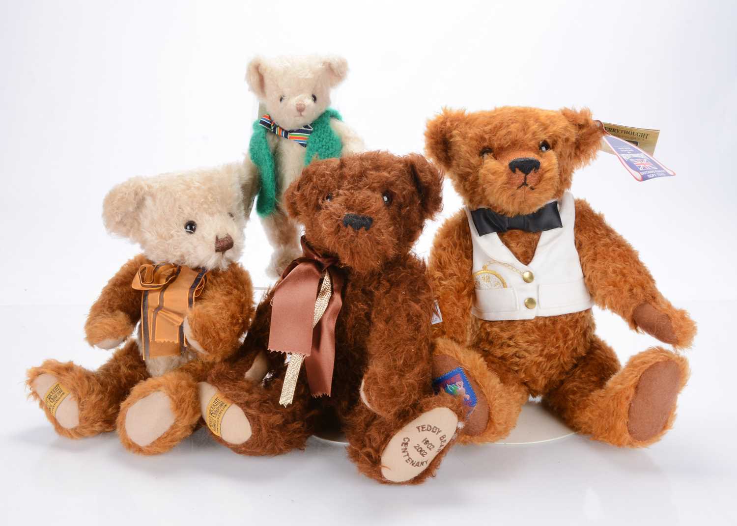 Lot 93 - Four Merrythought teddy bears