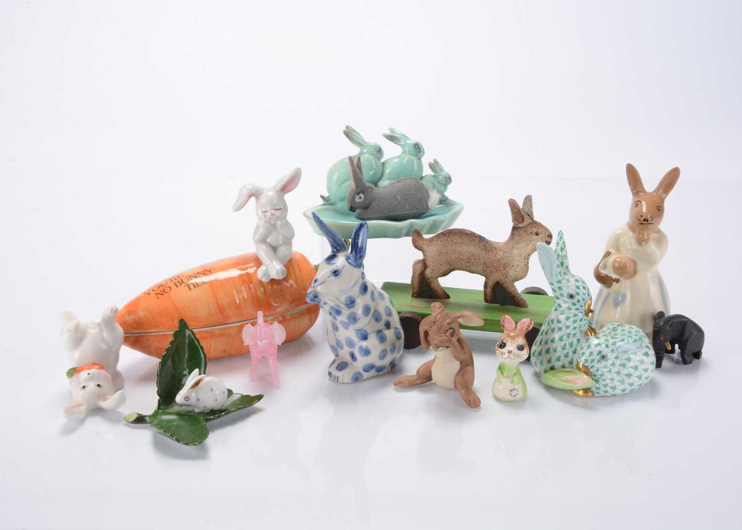 Lot 150 - Rabbit porcelain ornaments