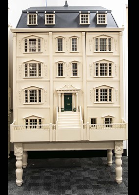 Lot 863 - A very large modern miniaturist grand dolls’ house