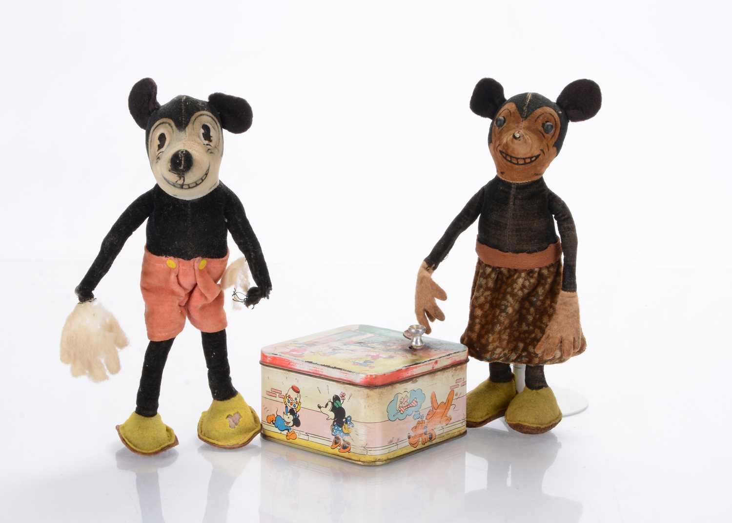 Lot 307 - A Dean's Rag Book Co. Mickey and Minnie Mouse, circa 1930