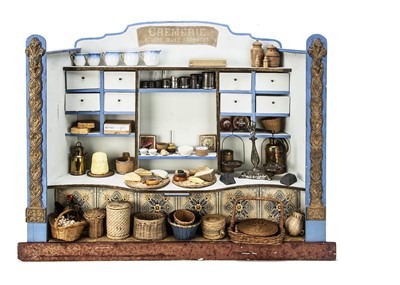 Lot 886 - A French late 19th century Cremerie shop