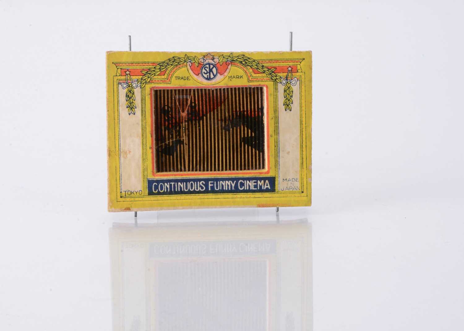 Lot 417 - A Japanese Penny Toy ‘Continuous Funny Cinema’ optical toy