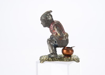 Lot 442 - A German Penny Toy Dukatenscheißer shitting man