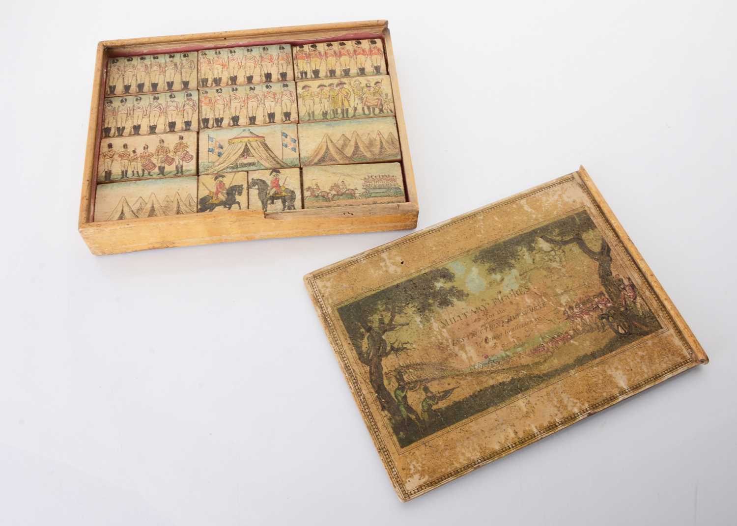 Lot 629 - An early 19th century I Deeker ‘Military Figures for the Instructions & Amusement of Young Gentleman’