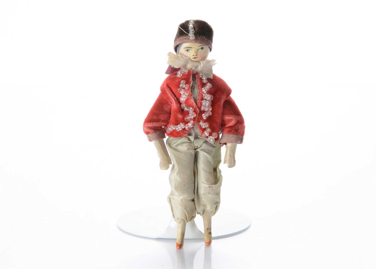 Lot 844 - An 19th century Grodnerthal wooden dolls’ house male doll