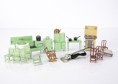 Lot 932 - Tootsie Toy die-cast kitchen