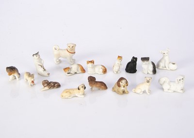 Lot 945 - German bisque dolls’ house pets