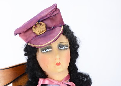 Lot 1320 - A French boudoir doll, 1930s