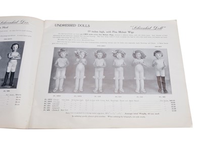 Lot 1452 - A Schoenhut Doll Catalogue, 1915