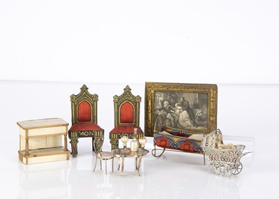 Lot 997 - 19th century dolls’ house furniture and chattels