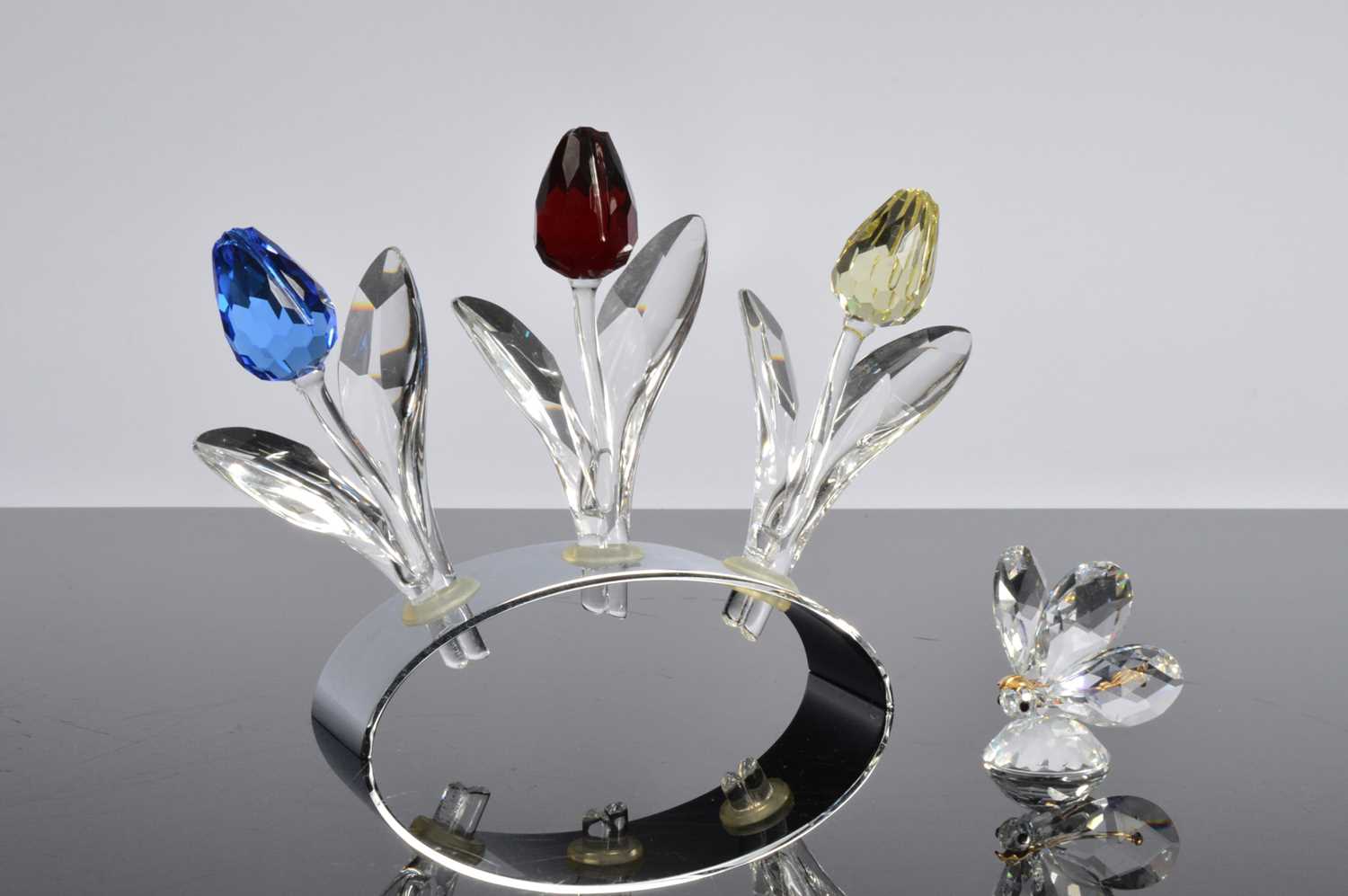 Lot 4 - A collection of three Swarovski Tulips