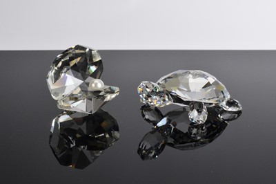 Lot 7 - A collection of eight Swarovski sea figures