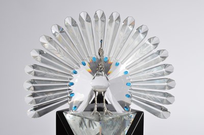 Lot 8 - A Swarovski Limited edition Peacock
