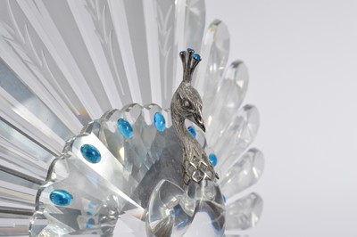Lot 8 - A Swarovski Limited edition Peacock