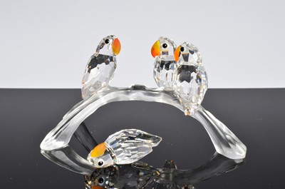 Lot 9 - A collection of twelve Swarovski birds