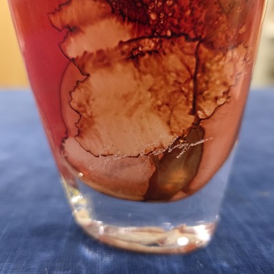 Lot 14 - Four second half 20th century studio glass items