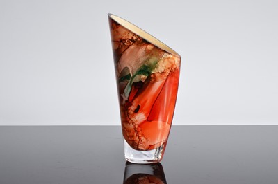 Lot 14 - Four second half 20th century studio glass items