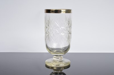 Lot 16 - Four glass and silver mounted items