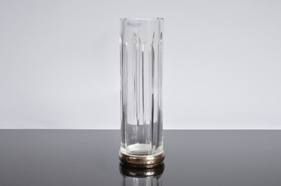 Lot 16 - Four glass and silver mounted items