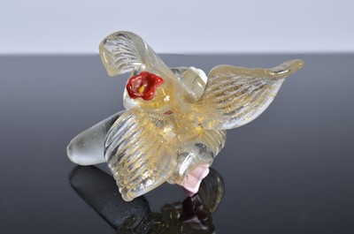Lot 20 - Two 19th century Venetian Murano glass latticino items