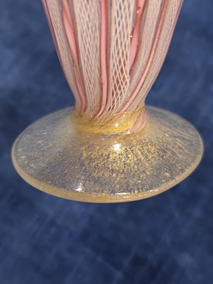 Lot 20 - Two 19th century Venetian Murano glass latticino items