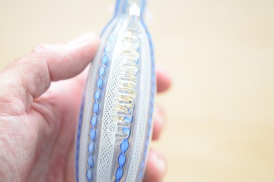 Lot 21 - Two 19th century Venetian Murano glass latticino items