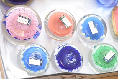 Lot 23 - A collection of glass paperweights