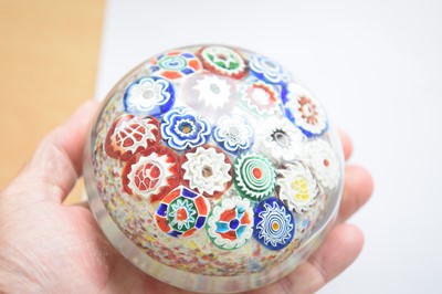 Lot 23 - A collection of glass paperweights