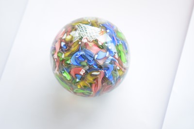 Lot 23 - A collection of glass paperweights