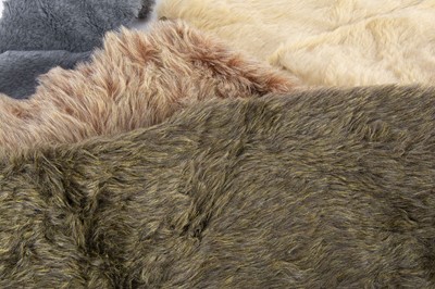 Lot 379 - A large selection of Teddy Bear plush fabrics