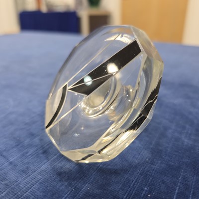 Lot 28 - An Art Deco Palda glass decanter and glasses set