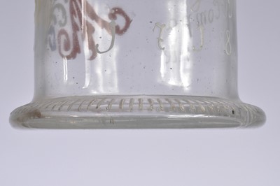 Lot 35 - An 18th century style German glass measuring jug