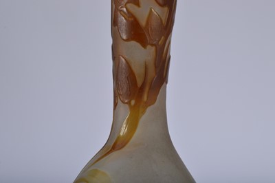 Lot 38 - An Art Nouveau period Galle Glass vase