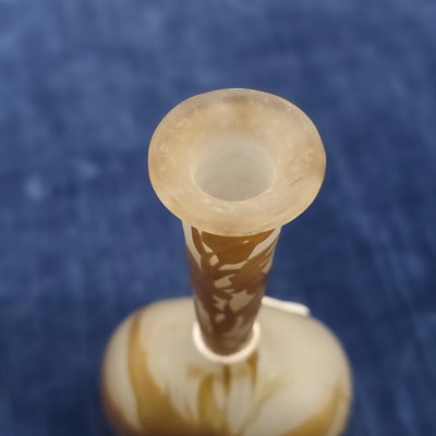 Lot 38 - An Art Nouveau period Galle Glass vase