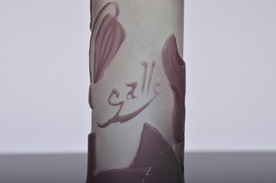 Lot 39 - An Art Nouveau period Galle Glass vase