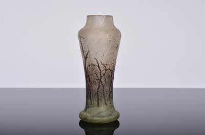 Lot 39 - An Art Nouveau period Galle Glass vase
