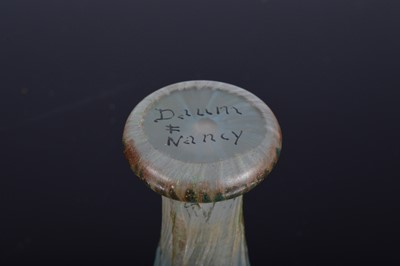 Lot 39 - An Art Nouveau period Galle Glass vase