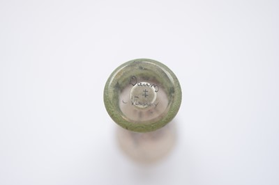 Lot 40 - Two Art Nouveau period Daum Glass miniature vases