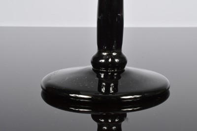 Lot 44 - A 1970s American glass goblet by Roland C. Correia