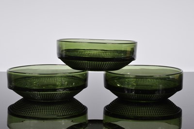 Lot 45 - A 1960s Gullaskruf Glass dessert set designed by Kjell Blomberg