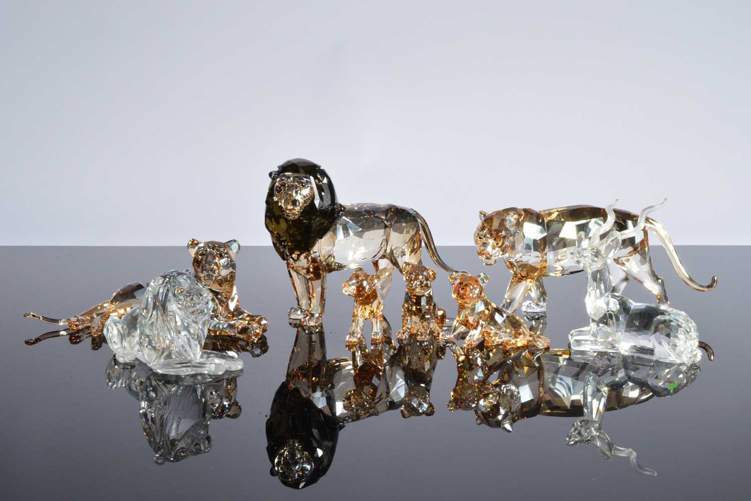 Lot 69 - Eight Swarovski African Creatures