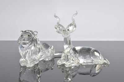 Lot 69 - Eight Swarovski African Creatures