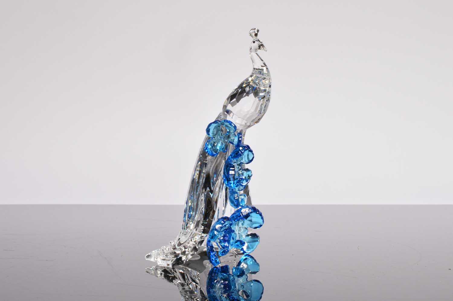 Lot 73 - A Swarovski White Peacock