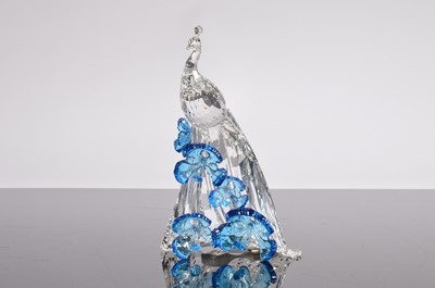 Lot 73 - A Swarovski White Peacock