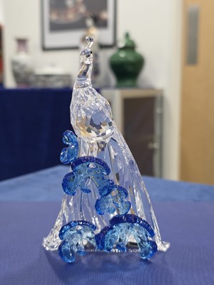 Lot 73 - A Swarovski White Peacock